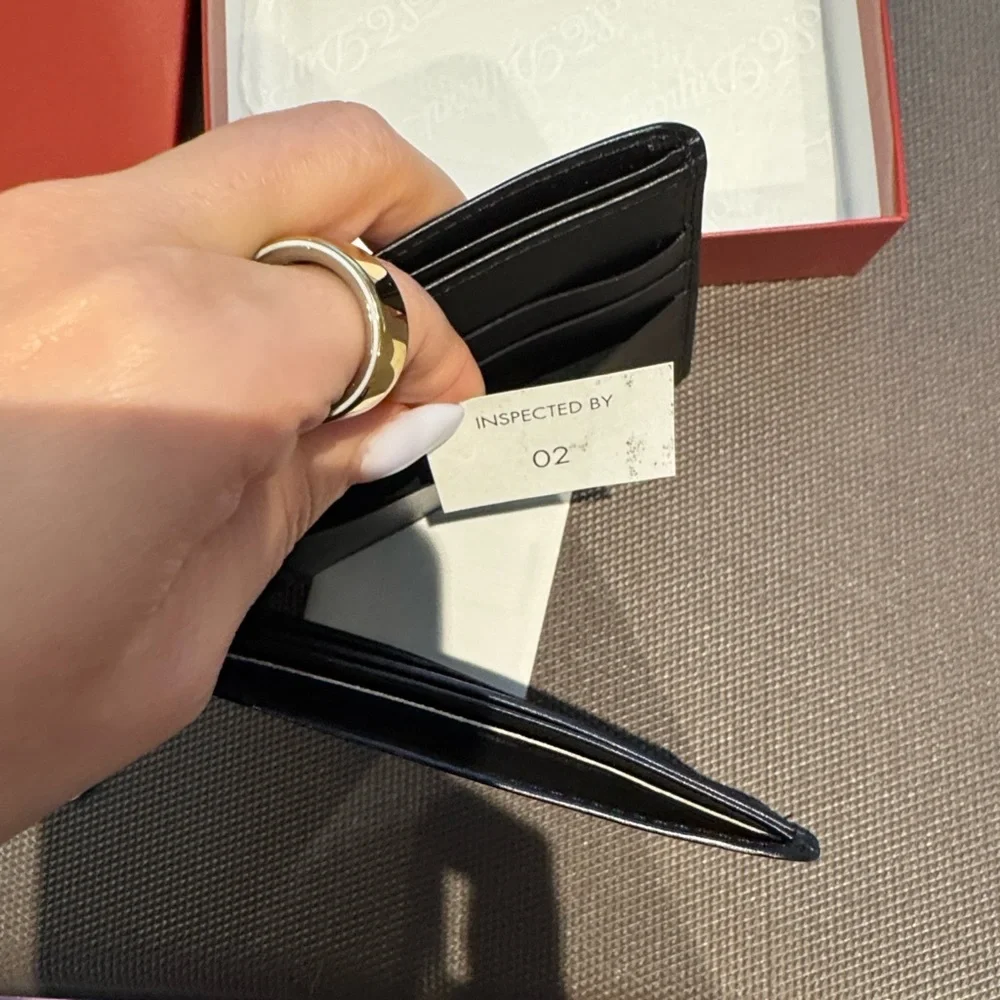 S.T. Dupont Bifold Wallet black leather